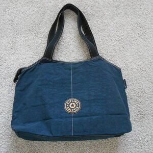 Kipling Dark Blue Large Tote Bag, Shoulder Bag, EUC